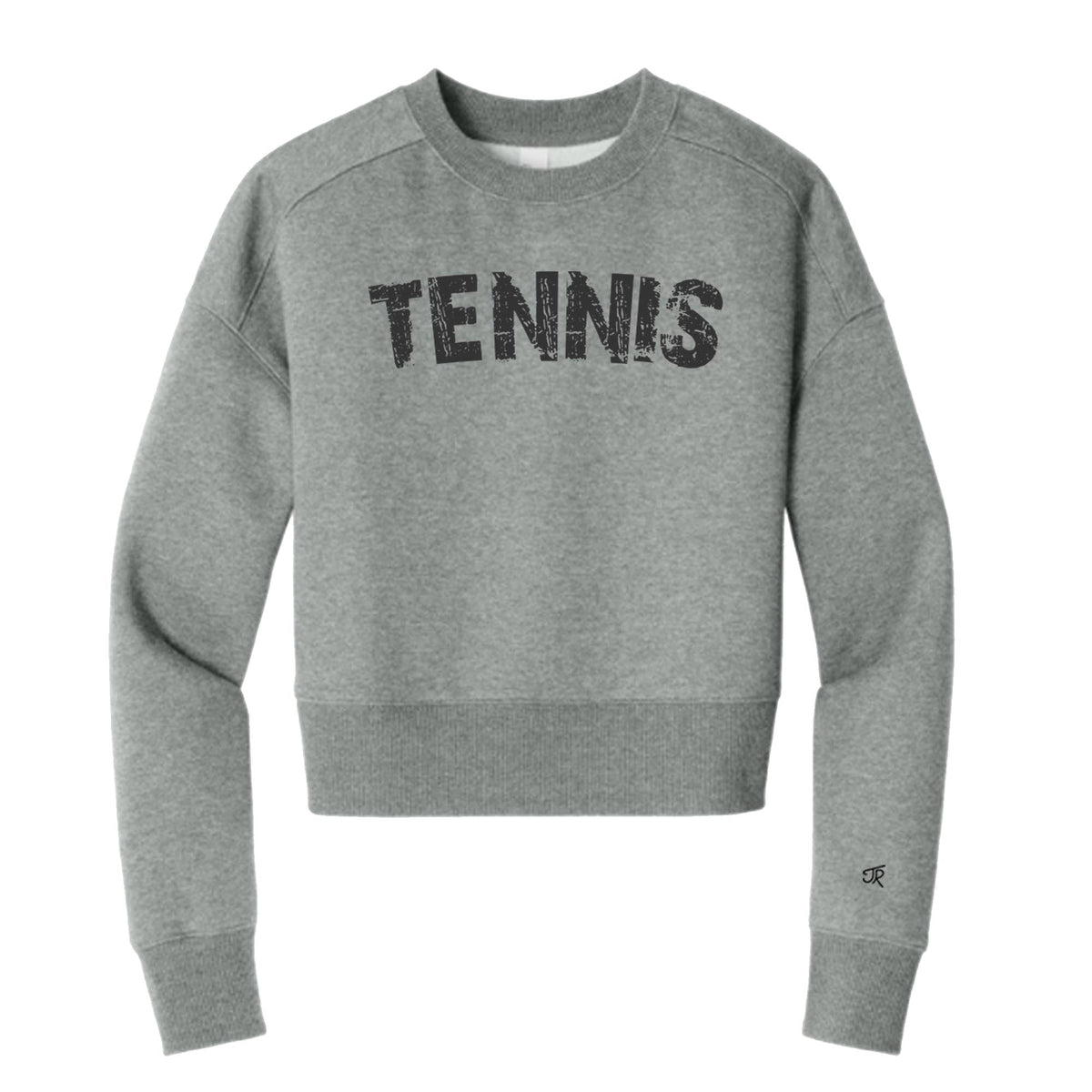 Tennis Arc Ladies Cropped Sweatshirt (Online Exclusive)