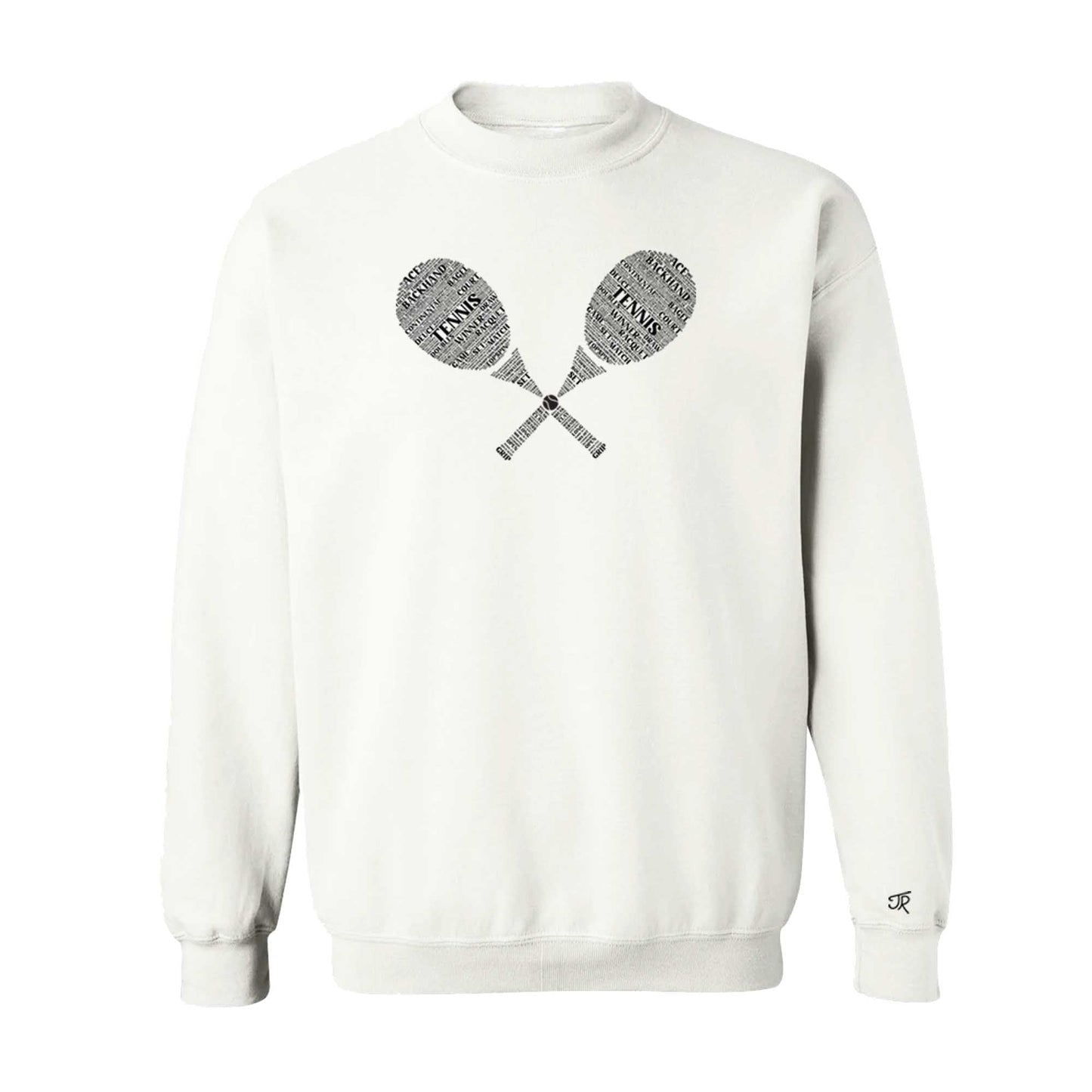 Tennis Wordfill Unisex Sweatshirts (Online Exclusive)