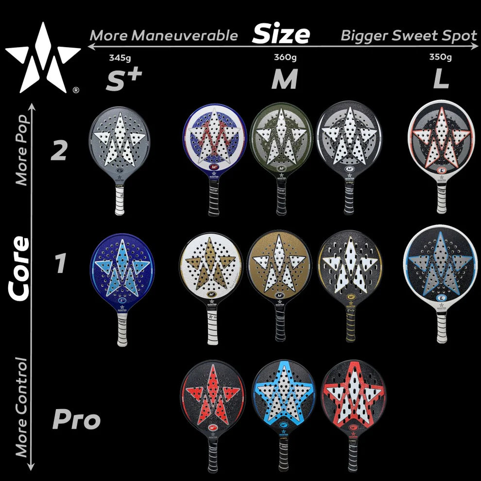 Master Athletics MPro Oval Platform Tennis Paddle