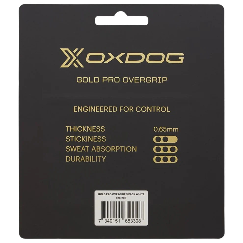 Oxdog Gold Pro Overgrip 3 Pack