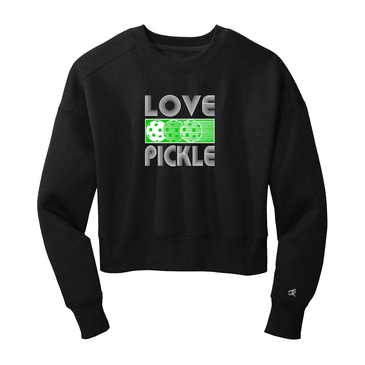 Love Pickleball Ladies Cropped Sweatshirt (Online Exclusive)
