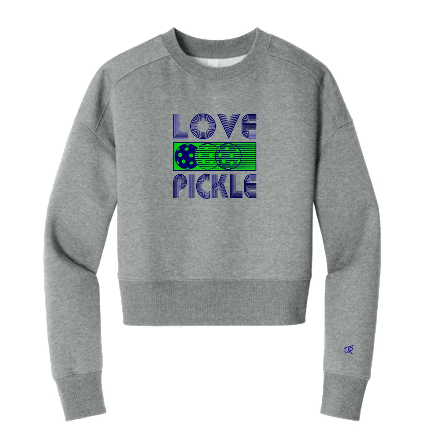 Love Pickleball Ladies Cropped Sweatshirt (Online Exclusive)