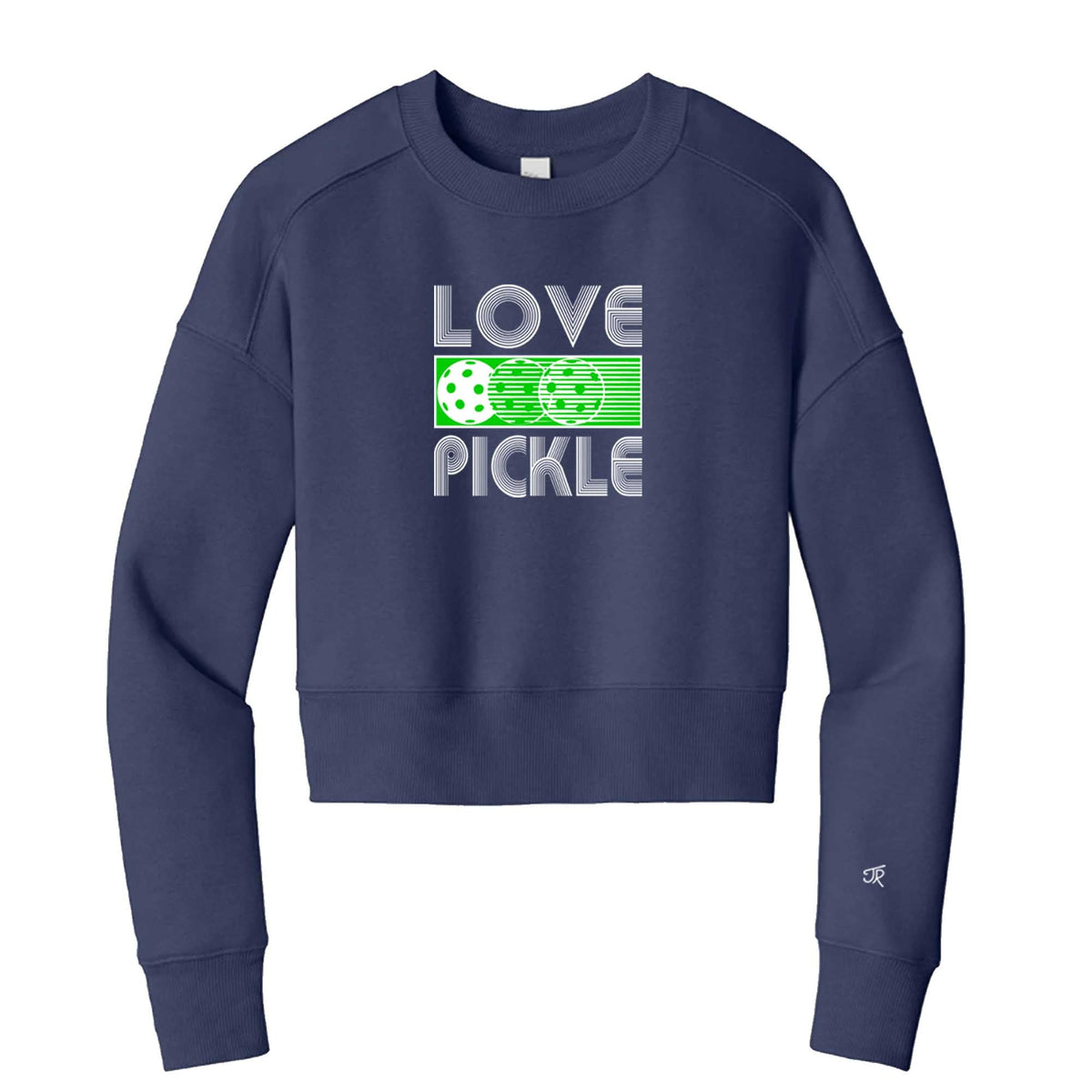 Love Pickleball Ladies Cropped Sweatshirt (Online Exclusive)