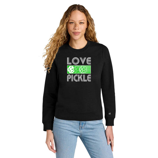 Love Pickleball Ladies Crewneck Sweatshirts (Online Exclusive)