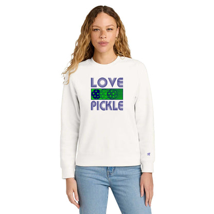 Love Pickleball Ladies Crewneck Sweatshirts (Online Exclusive)