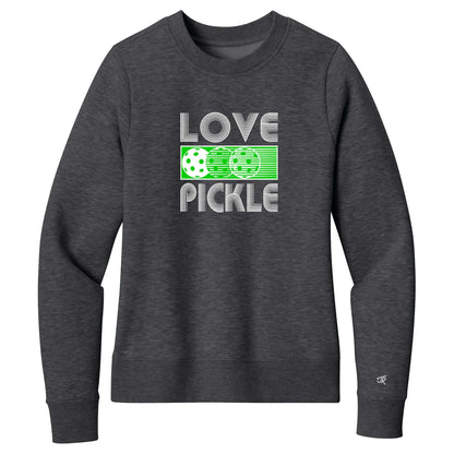 Love Pickleball Ladies Crewneck Sweatshirts (Online Exclusive)