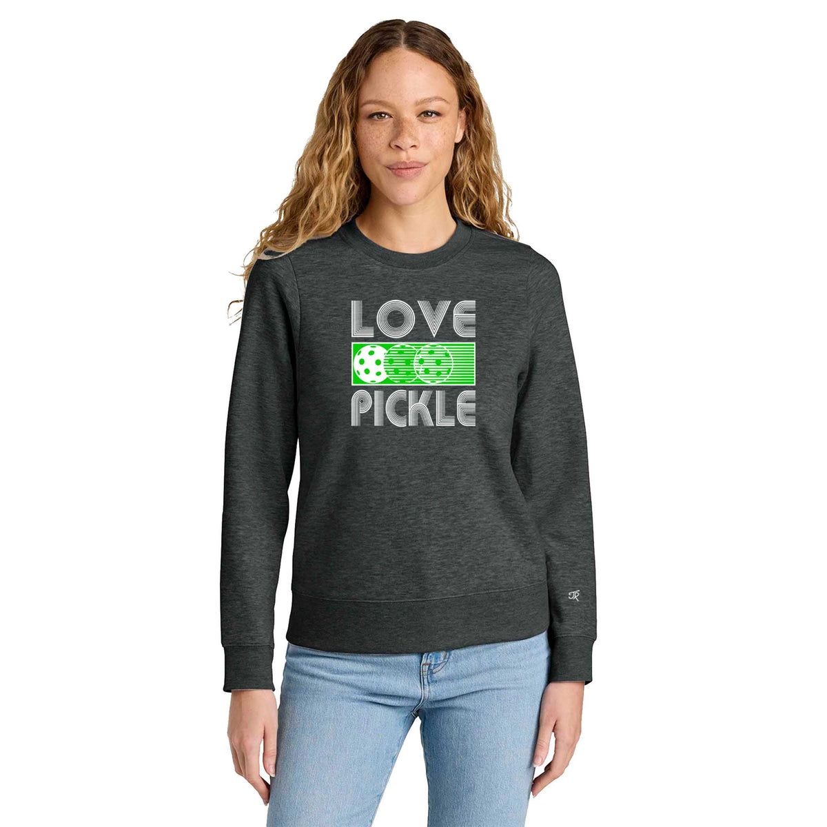 Love Pickleball Ladies Crewneck Sweatshirts (Online Exclusive)