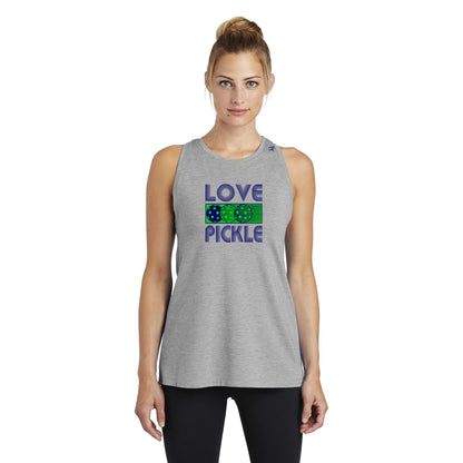 Love Pickleball Ladies Moisture Wicking Racerback Tank (Online Exclusive)