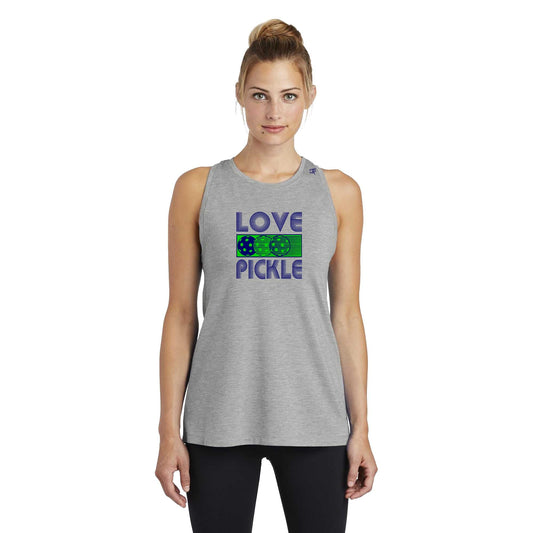 Love Pickleball Ladies Moisture Wicking Racerback Tank (Online Exclusive)