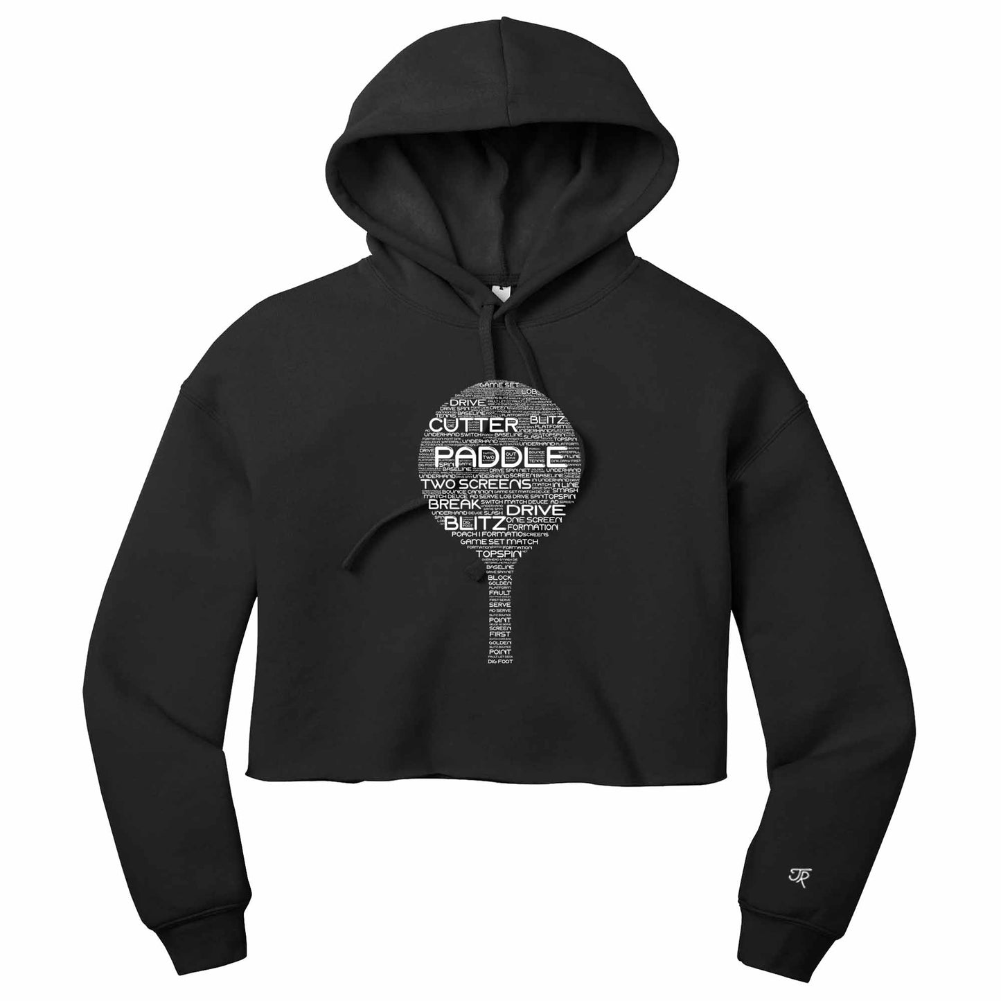 Platform Wordfill Ladies Cropped Hoodie (Online Exclusive)