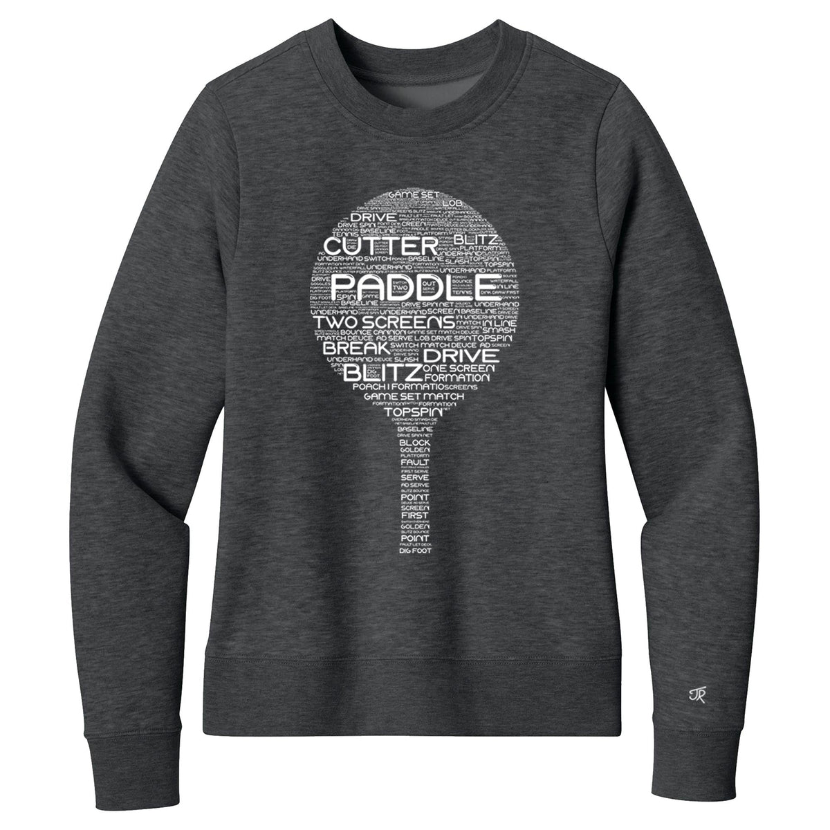 Platform Wordfill Ladies Crewneck Sweatshirts (Online Exclusive)