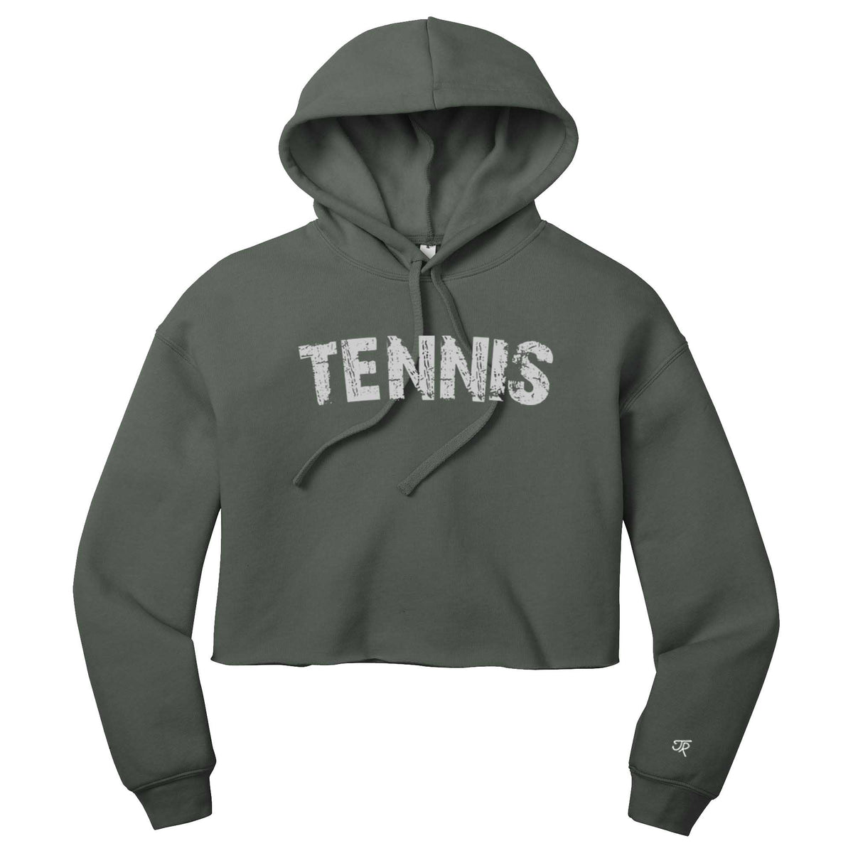 Tennis Arc Ladies Cropped Hoodie (Online Exclusive)