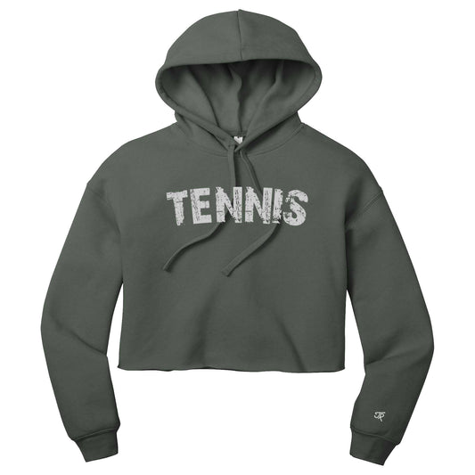 Tennis Arc Ladies Cropped Hoodie (Online Exclusive)