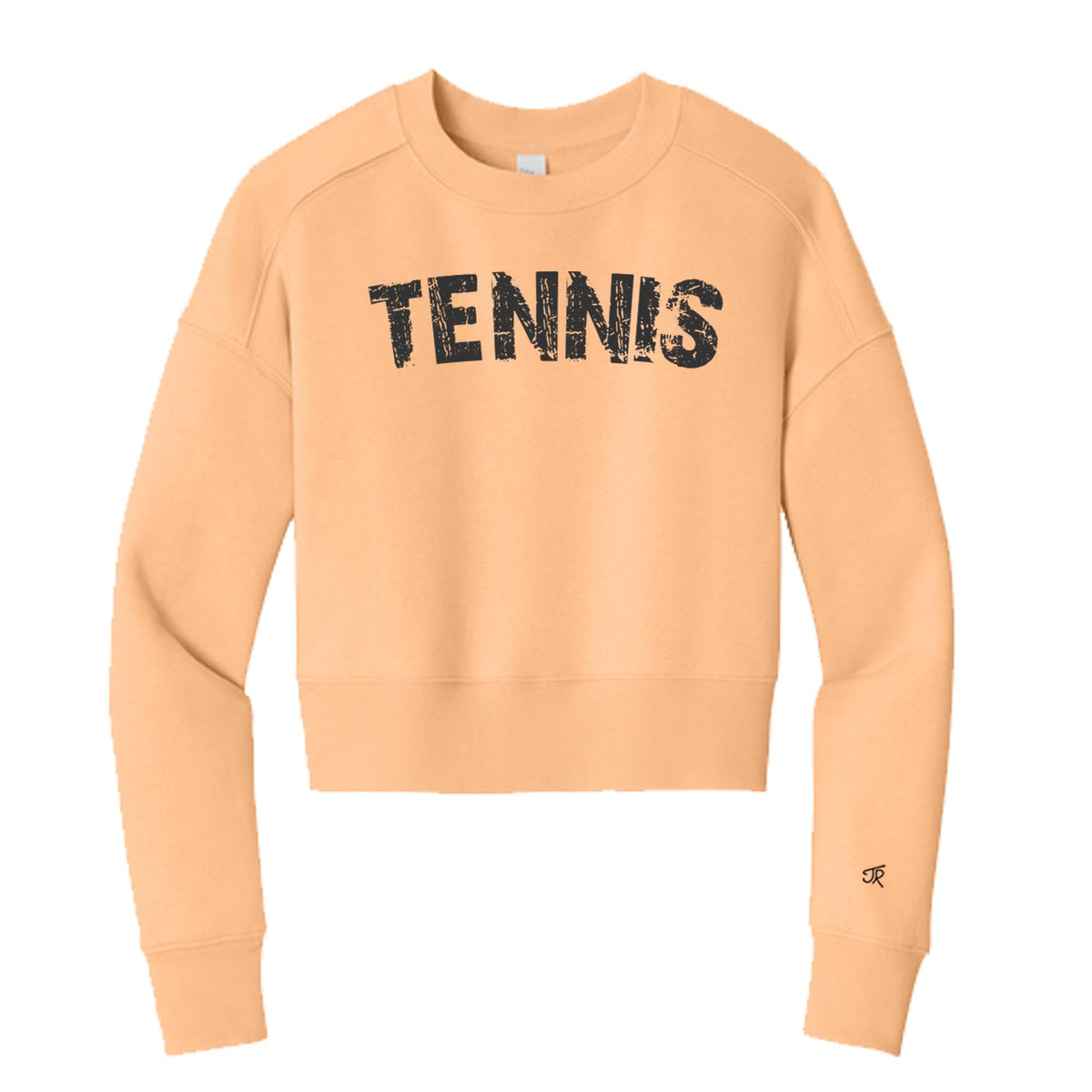 Tennis Arc Ladies Cropped Sweatshirt (Online Exclusive)