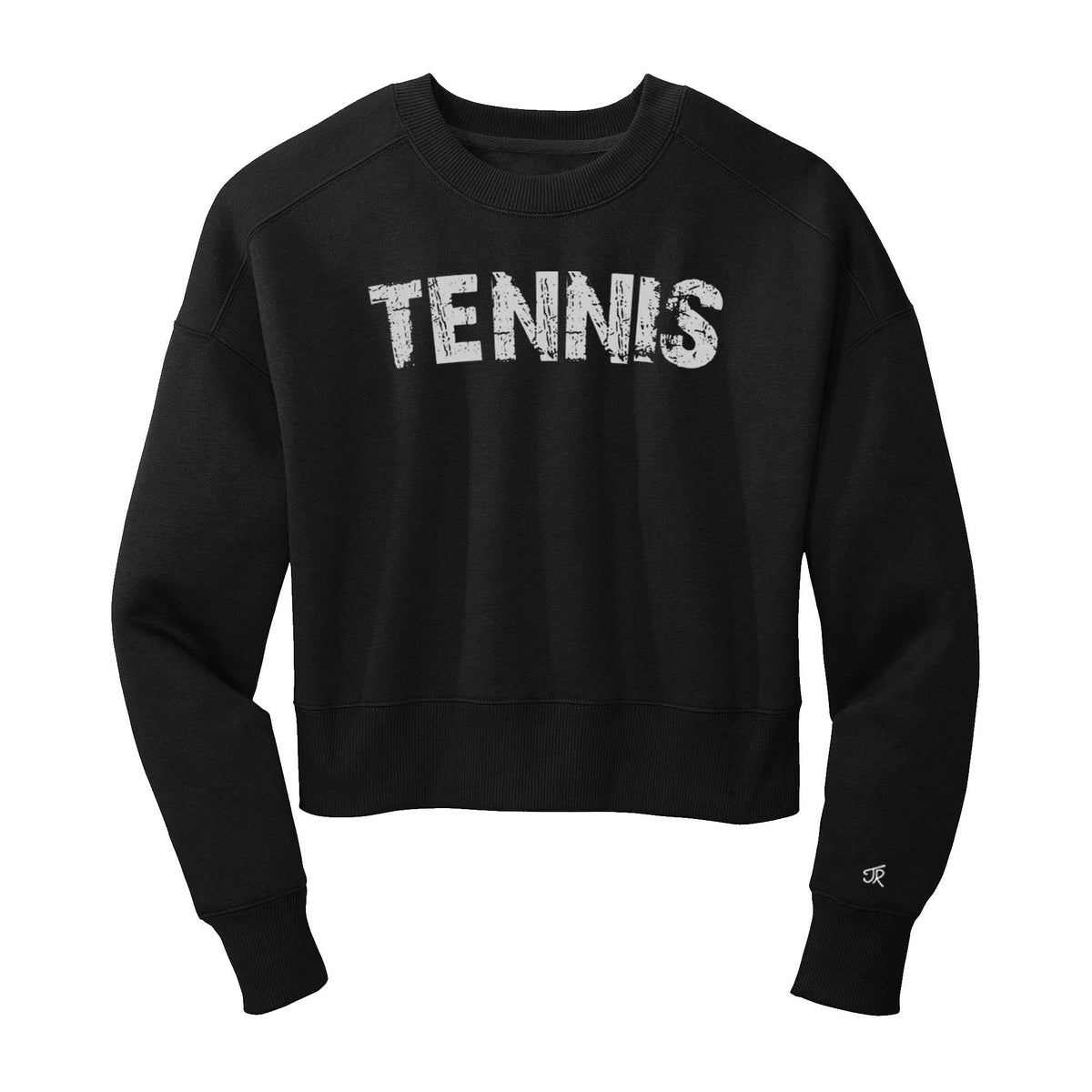 Tennis Arc Ladies Cropped Sweatshirt (Online Exclusive)