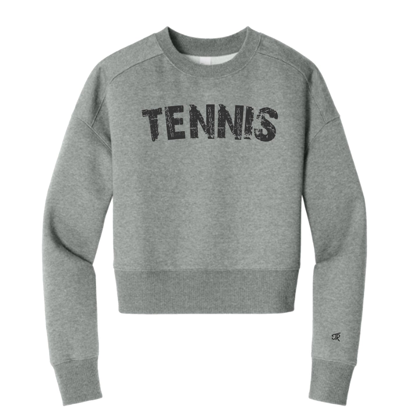Tennis Arc Ladies Cropped Sweatshirt (Online Exclusive)