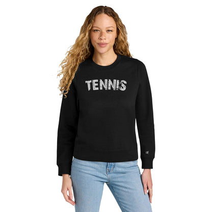 Tennis Arc Ladies Crewneck Sweatshirts (Online Exclusive)