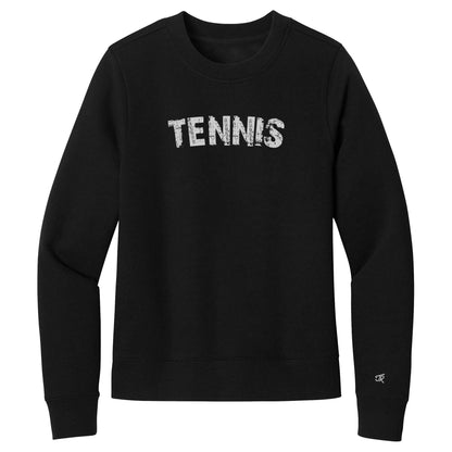 Tennis Arc Ladies Crewneck Sweatshirts (Online Exclusive)