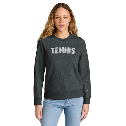 Tennis Arc Ladies Crewneck Sweatshirts (Online Exclusive)