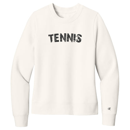 Tennis Arc Ladies Crewneck Sweatshirts (Online Exclusive)