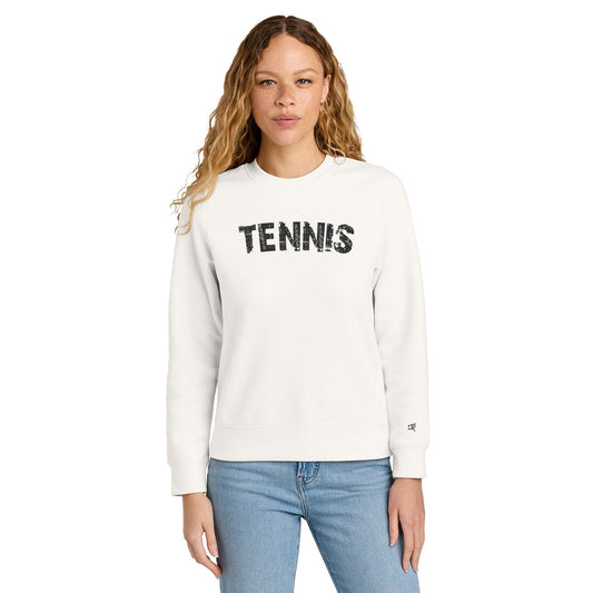 Tennis Arc Ladies Crewneck Sweatshirts (Online Exclusive)