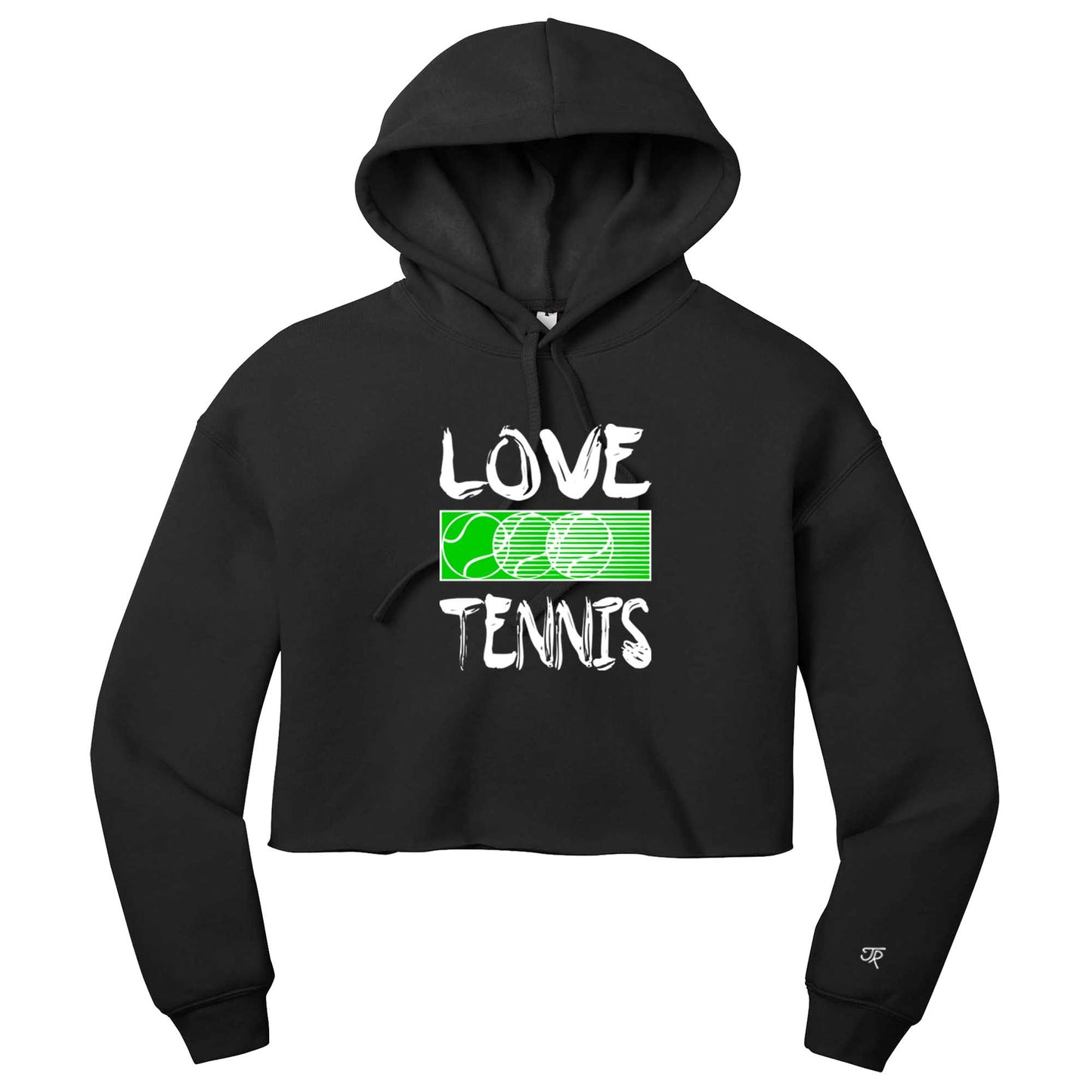 Love Tennis Ladies Cropped Hoodie (Online Exclusive)