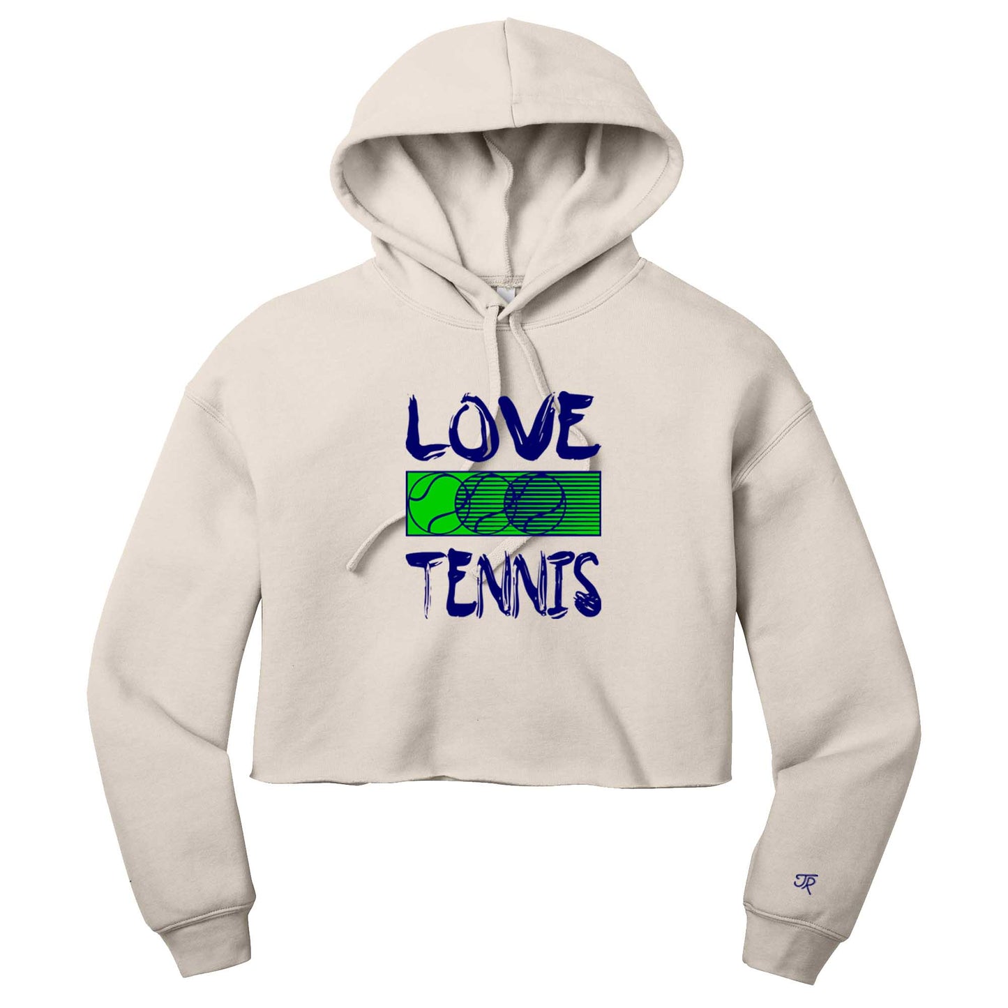 Love Tennis Ladies Cropped Hoodie (Online Exclusive)