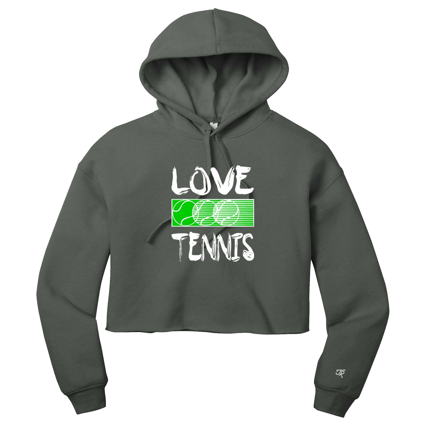 Love Tennis Ladies Cropped Hoodie (Online Exclusive)