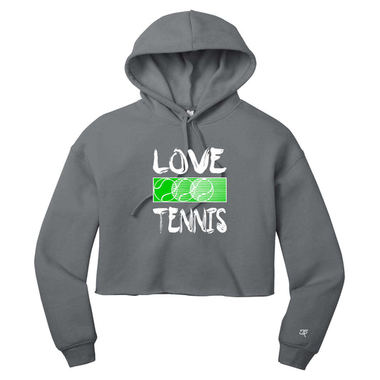 Love Tennis Ladies Cropped Hoodie (Online Exclusive)