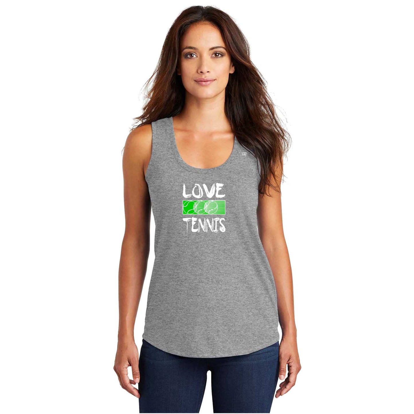 Love Tennis Ladies Tri-Blend Racerback Tank (Online Exclusive)