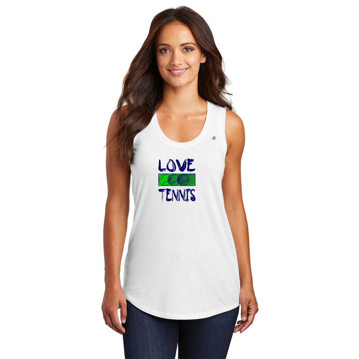 Love Tennis Ladies Tri-Blend Racerback Tank (Online Exclusive)