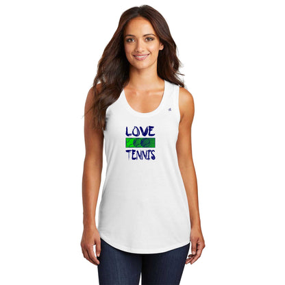 Love Tennis Ladies Tri-Blend Racerback Tank (Online Exclusive)