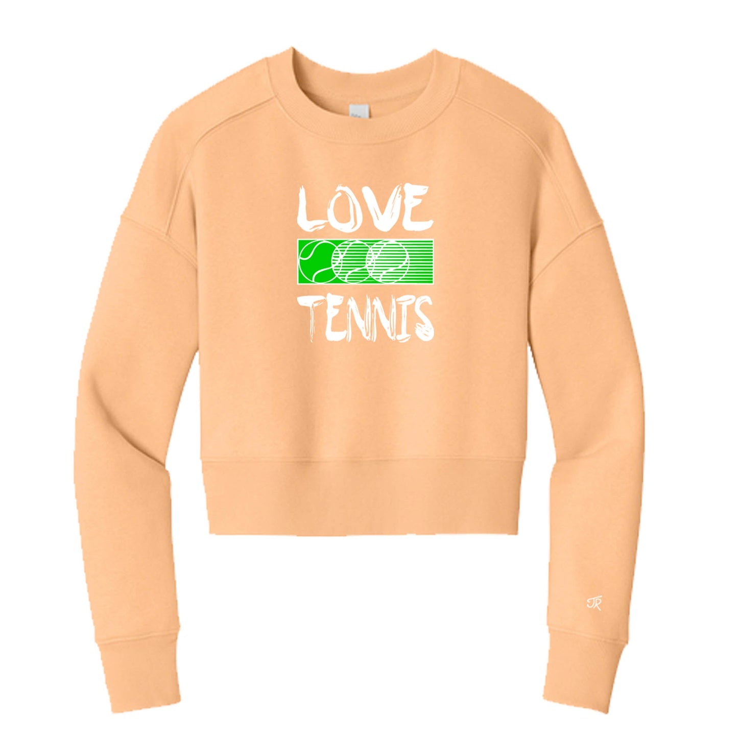 Love Tennis Ladies Cropped Sweatshirt (Online Exclusive)