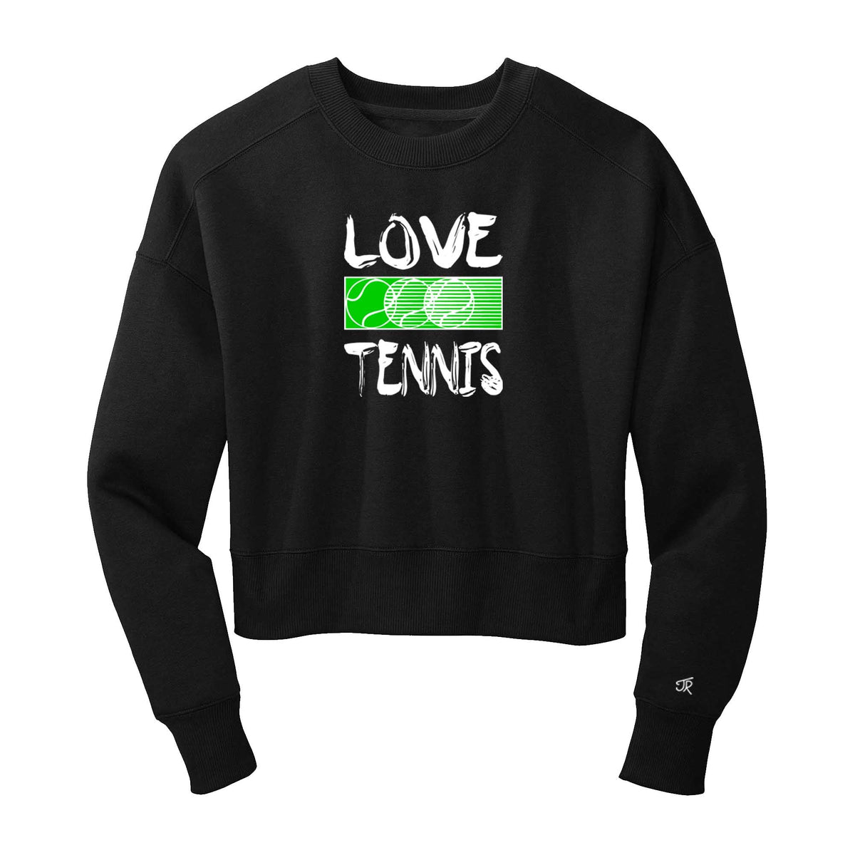 Love Tennis Ladies Cropped Sweatshirt (Online Exclusive)