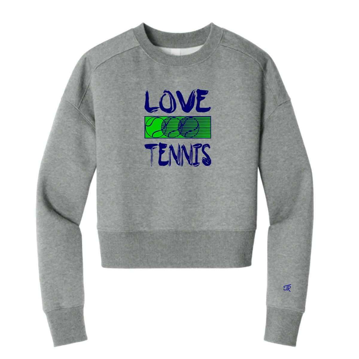 Love Tennis Ladies Cropped Sweatshirt (Online Exclusive)