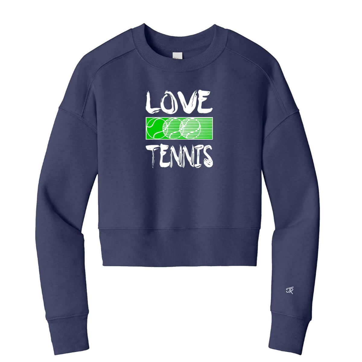 Love Tennis Ladies Cropped Sweatshirt (Online Exclusive)