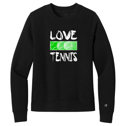 Love Tennis Ladies Crewneck Sweatshirts (Online Exclusive)