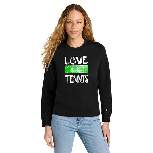 Love Tennis Ladies Crewneck Sweatshirts (Online Exclusive)