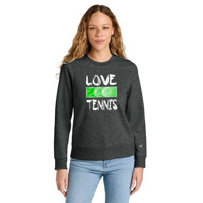 Love Tennis Ladies Crewneck Sweatshirts (Online Exclusive)