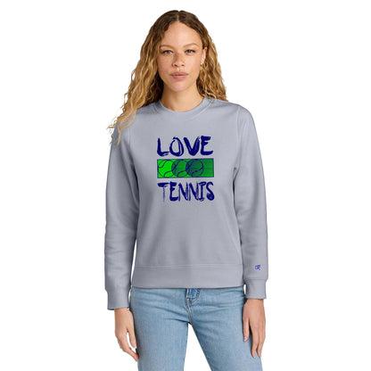 Love Tennis Ladies Crewneck Sweatshirts (Online Exclusive)