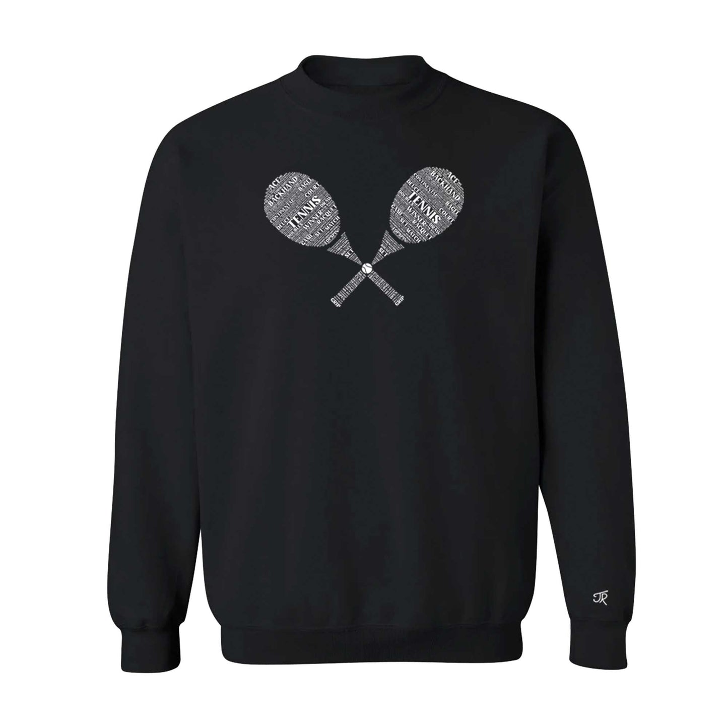 Tennis Wordfill Unisex Sweatshirts (Online Exclusive)
