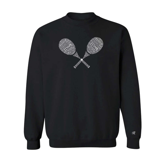 Tennis Wordfill Unisex Sweatshirts (Online Exclusive)