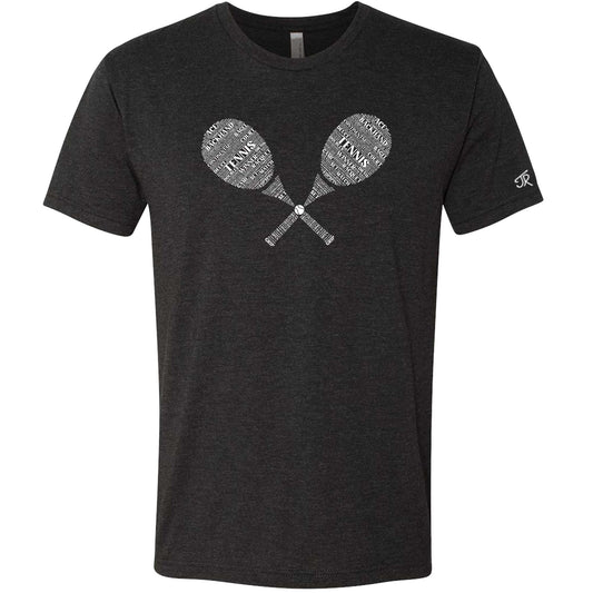 Tennis Wordfill Unisex Tri-Blend Crew (Online Exclusive)