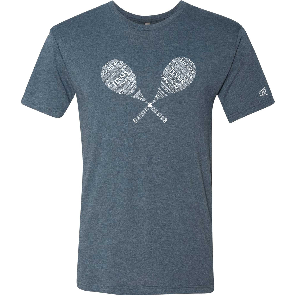 Tennis Wordfill Unisex Tri-Blend Crew (Online Exclusive)
