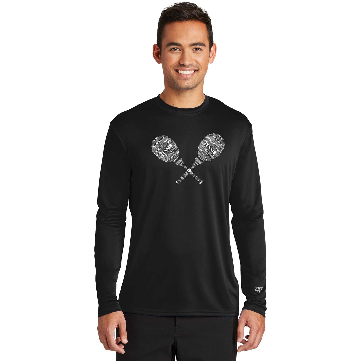 Tennis Wordfill Performance Long Sleeve (Online Exclusive)