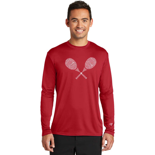 Tennis Wordfill Performance Long Sleeve (Online Exclusive)