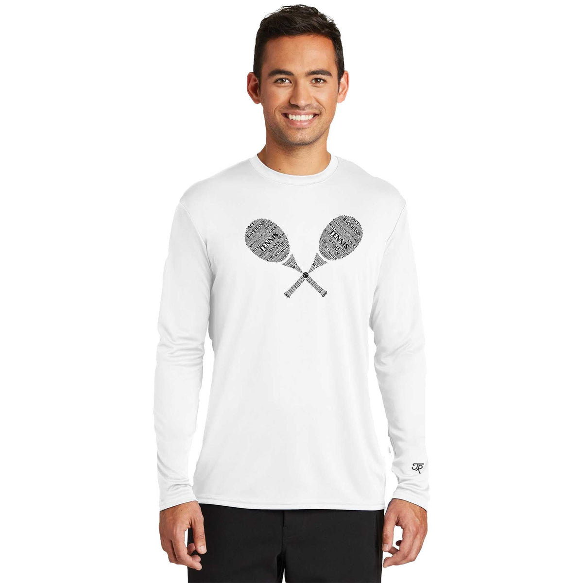 Tennis Wordfill Performance Long Sleeve (Online Exclusive)